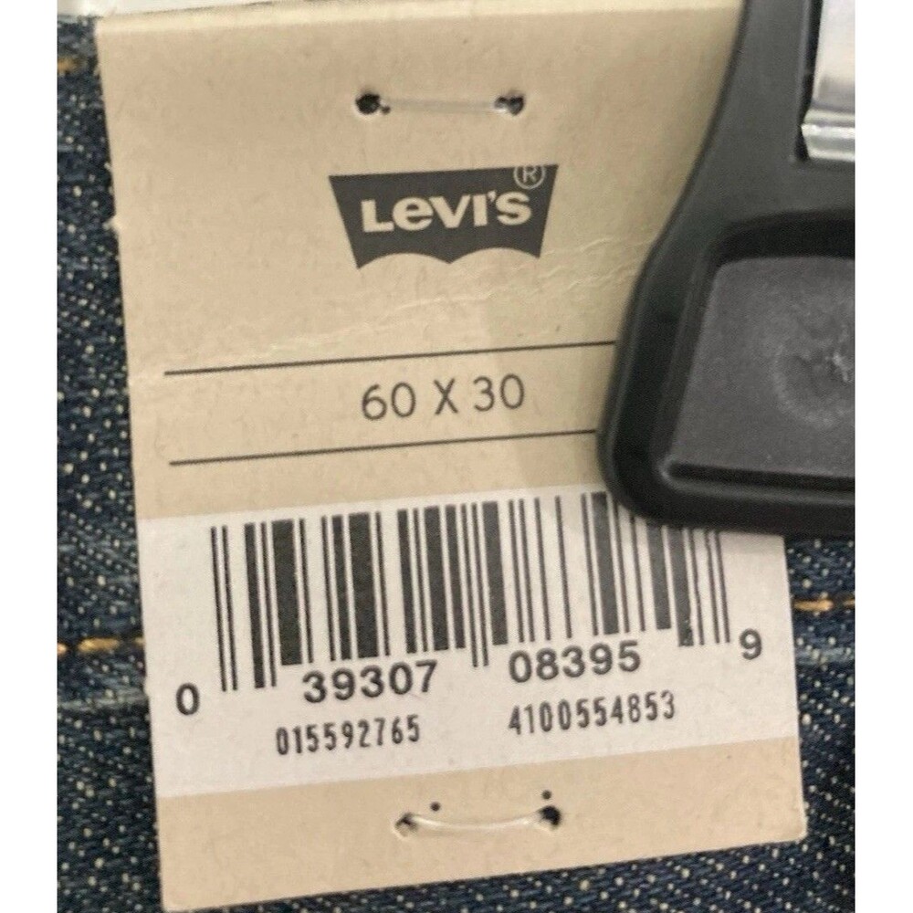 Men's Levi's 559 Relaxed Straight Jeans Sandy Wash Blue Size 60x30 - Picture 6 of 8
